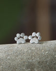 Dog Paw Stud Earrings | Magpie Jewellery