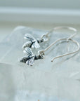 Tiny Bee Drop Earrings | Magpie Jewellery