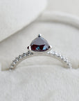 Trillion Cut Alexandrite Engagement Ring