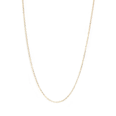 14k Yellow Gold Diamond Cut Chain