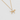 14k Gold plated brass dog pendant on a 18" 14k Gold vermeil elongated curb chain 