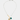 Short two-tone necklace adorned with a sculptural pendant combining pewter, green and white