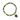 Green Jade Beaded bracelet with a Bronze Talisman Depicting A Butterfly