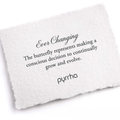A Pyrrha Note describing the Ever Changing talisman. It reads, "The butterfly represents making a conscious decision to continually grow and evolve."