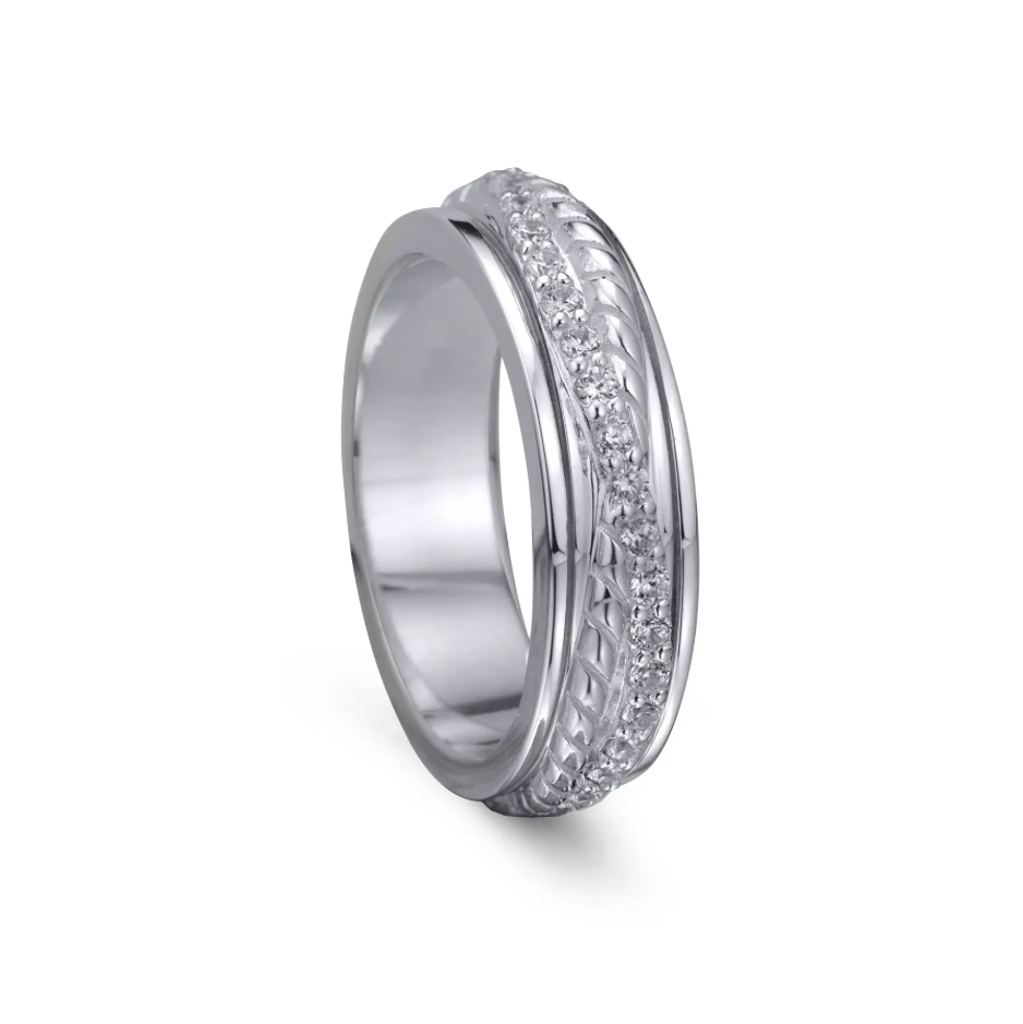 Sterling Silver Spinner Ring