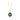 14k Yellow gold talisman necklace with a bright green background depicting a lion standing in flames with the words "Timor Non Impedit Actum" written around the lion