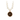 Bronze Talisman Necklace With Ivory freshwater Pearls, and a talisman depicting a Lion surrounded by flames with the words "Timor Non Impedit Actum" written around it