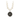 Sterling Silver Talisman Necklace With Ivory freshwater Pearls, and a talisman depicting a Lion surrounded by flames with the words "Timor Non Impedit Actum" written around it