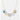 Niobum Necklace with 5 different coloured pendants strung together (left to right: Blue, orange, purple/green, White, Green and orange)