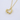 Gold Plated silver necklace with a heart pendant arranged with gold flowers