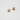 14k Gold plated brass small flower studs with gold vermeil posts
