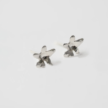 Sterling silver small flower studs with sterling silver posts 