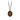 Bronze talisman necklace depicting the goddess of earth, gaia.