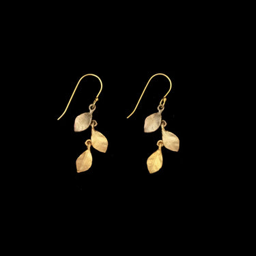 Golden Autumn Earrings - Dainty Wire