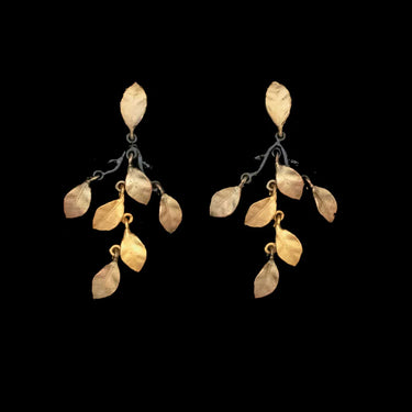 Golden Autumn Earrings - Statement Post