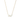 Handcrafted from 14k-karat gold, this delicate necklace is anchored with three luminous pearls in gradual sizes