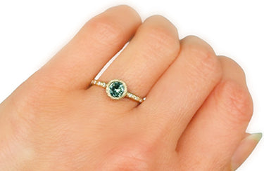 Green Sapphire Shimmering Dream