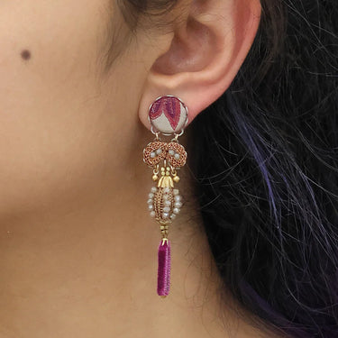 Berry Blush Set, Rosmira Earrings