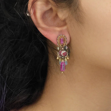 Berry Blush Set, Nacria Earrings