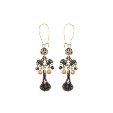 Gilded Black Set, Vuloria Earrings