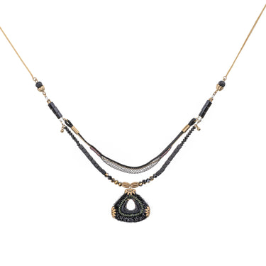 Gilded Black Set, Zaffira Necklace