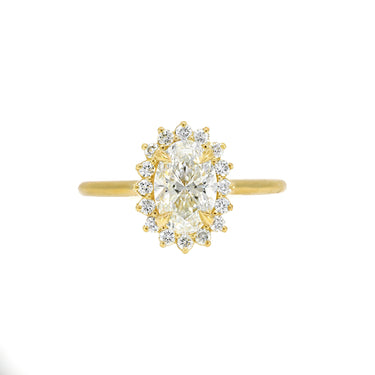 'Ava' Diamond Halo Ring