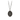 Sterling Silver talisman depicting the goddess of mythos, Hectate, holding a torch and a key in each hand
