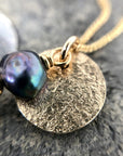 Mini Gemstone Halo Necklace | Magpie Jewellery