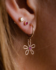 Garden Birthstone Hoop Earrings | Magpie Jewellery