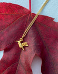 Tiny Hummingbird Charm Necklace | Magpie Jewellery
