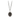 Inner Sanctum Sterling SIlver Necklace, depicting a large key inside of a shield