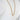 Bezel Pear Shaped Solitaire Necklace