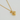 Gold Plated Silver Necklace  with a Lemon Covered in Leaves