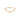 18k Yellow gold Laurel Ring in a V shape