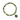 Green Jade Beaded bracelet with a Bronze Talisman Depicting A Heart