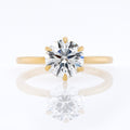 1.52ct Round Brilliant Lab Grown 6 Prong Solitaire | Magpie Jewellery