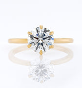 1.52ct Round Brilliant Lab Grown 6 Prong Solitaire | Magpie Jewellery