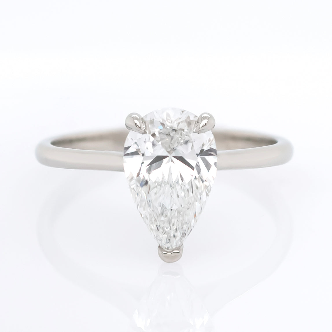 1.01ct Pear-Shaped Diamond Engagement Ring | Magpie Jewellery