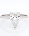 1.01ct Pear-Shaped Diamond Solitaire Engagement Ring