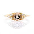 Morganite and Diamond Engagement Ring | Magpie Jewellery