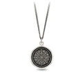 Sterling SIlver Necklace with a Mandala shaped talisman