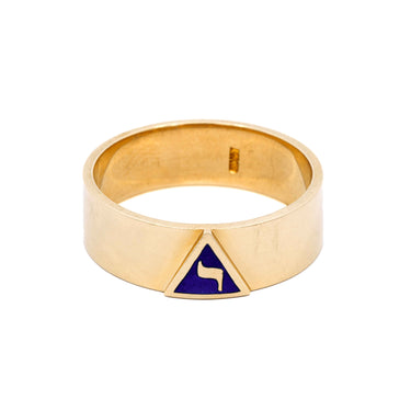 14k Yellow Gold Masonic ring