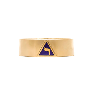 14k Yellow Gold Masonic ring
