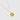 14k gold plated Brass Coin necklace with rose engraving on a Gold vermeil figaro chain