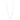 14k Yellow Gold station necklace with different sized pearls scattered through out