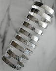 Narrow Silver Totem Cuff | Magpie Jewellery