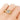 Olivia ring, R195, 14k yellow gold, lab grown diamond E, VVS2, 1.04ct 6x8mm, certified LG756567728, 10 accent lab diamonds 0.07 tcw | on model