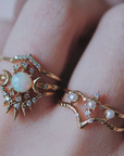 Opal Wandering Star Ring