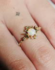 Opal Wandering Star Ring