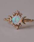 Opal Wandering Star Ring